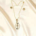 Ivory Orbit Contemporary Necklace Set