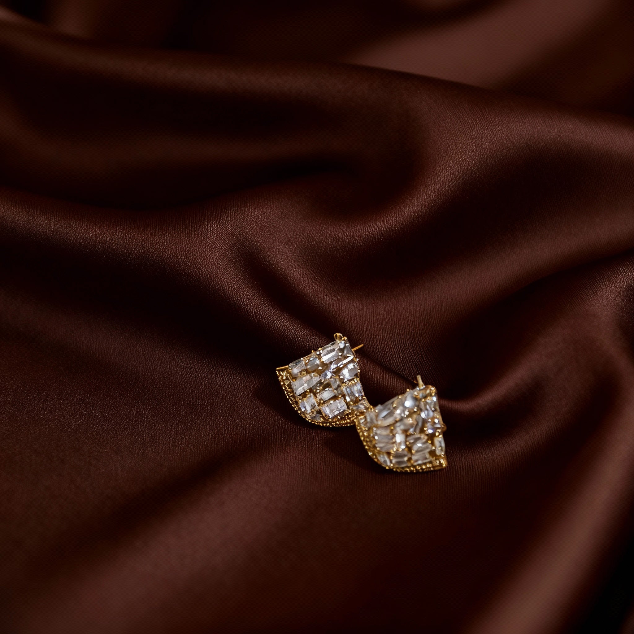 Classic Baguette Stud Earrings