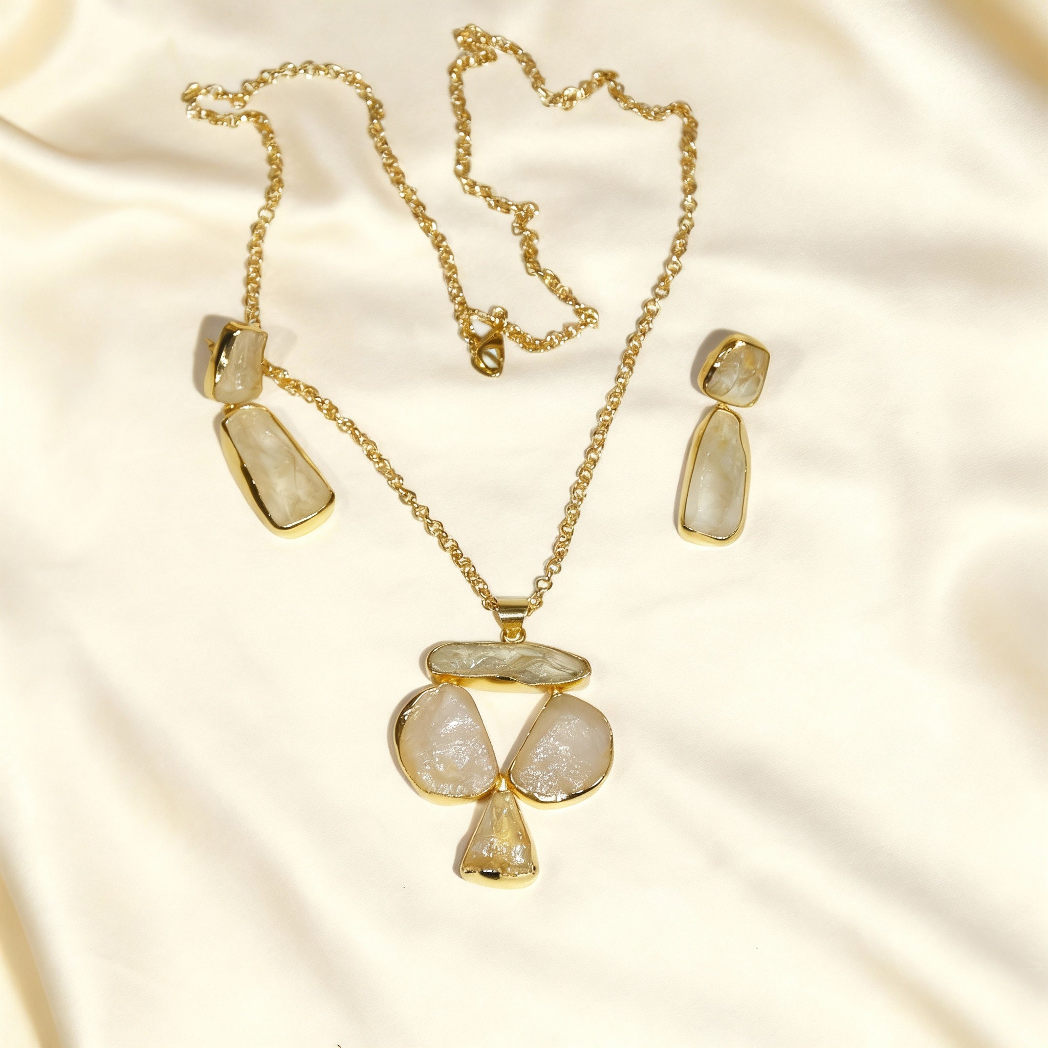 Moonflower Artisan Pendant Set