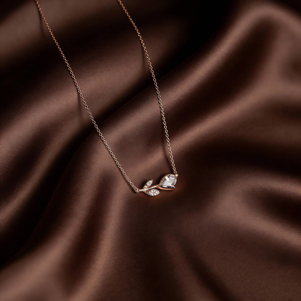 Eternal Rose Bud Necklace