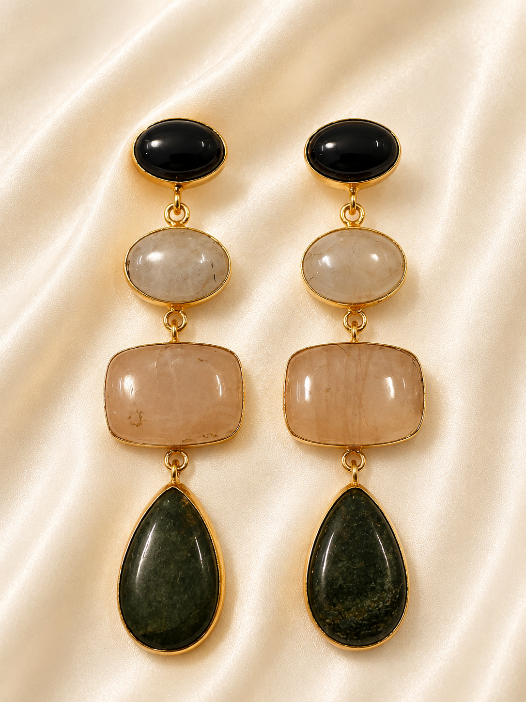 Noir Élise Statement Earrings
