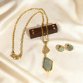 Ocean Mist Dual Gem Necklace