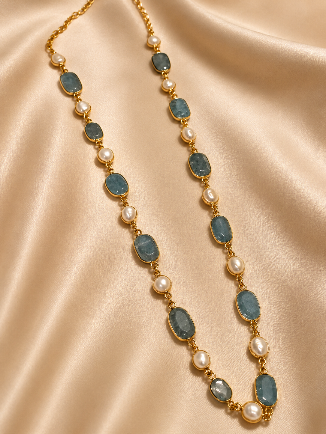 Celestine Pearl Necklace