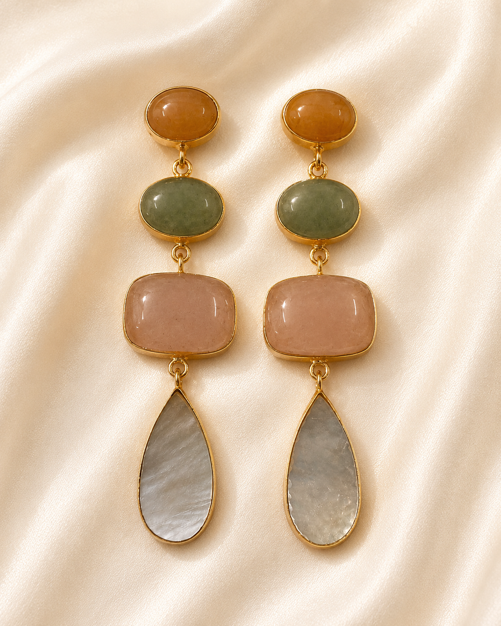 Noir Élise Statement Earrings