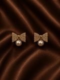Perle Bow Earrings
