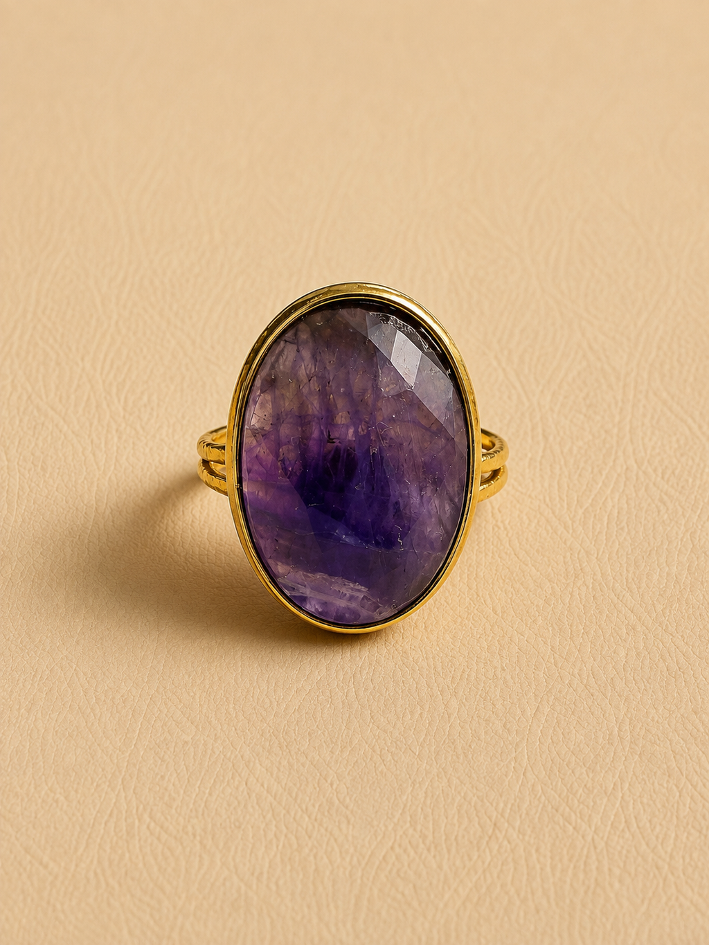 Améthyste Noir Ring