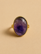 Améthyste Noir Ring