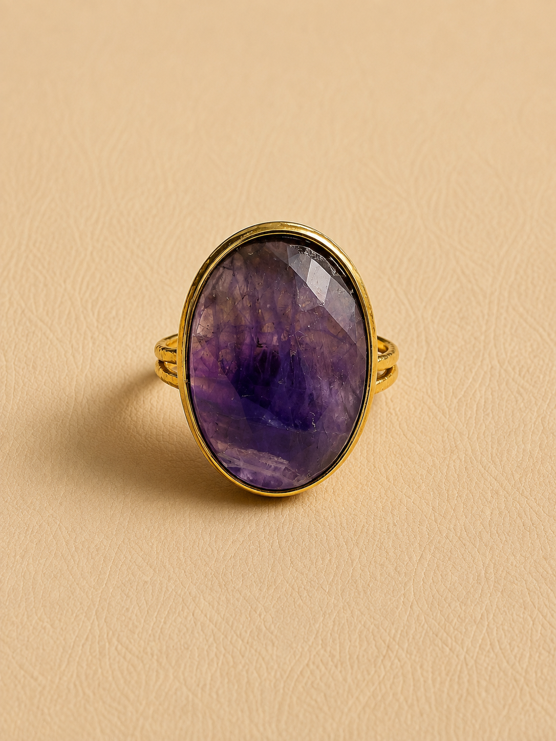 Améthyste Noir Ring