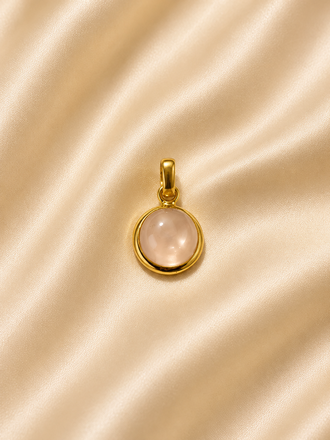 Blush Halo Pendant