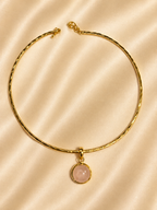 Blush Halo Pendant