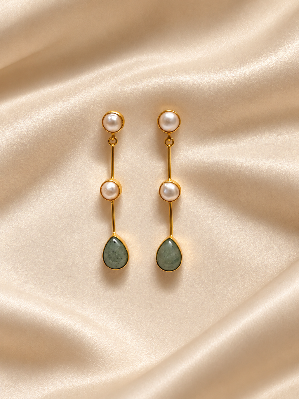 Celestia Pearl Drop Earrings