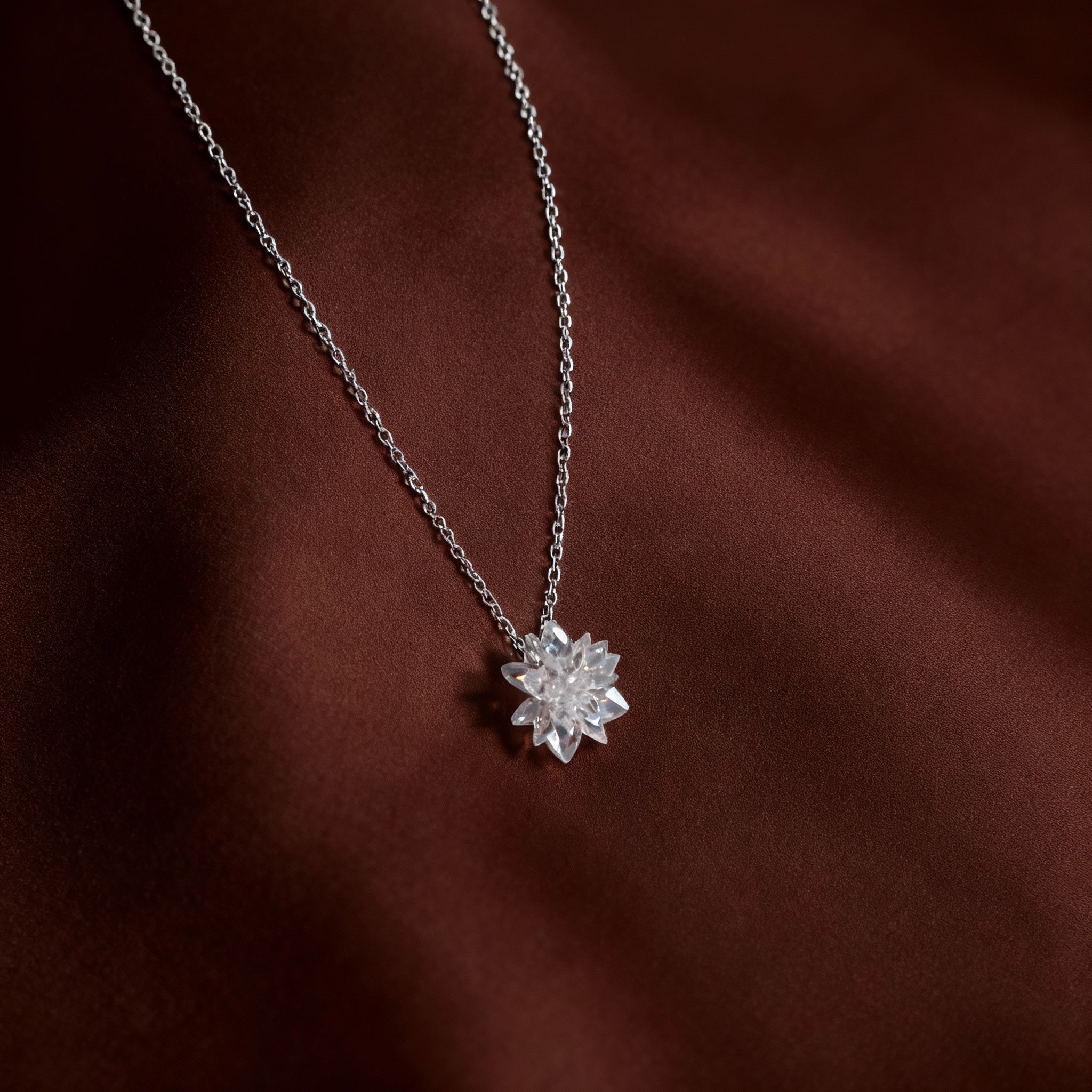 Crystal Rosette Pendant