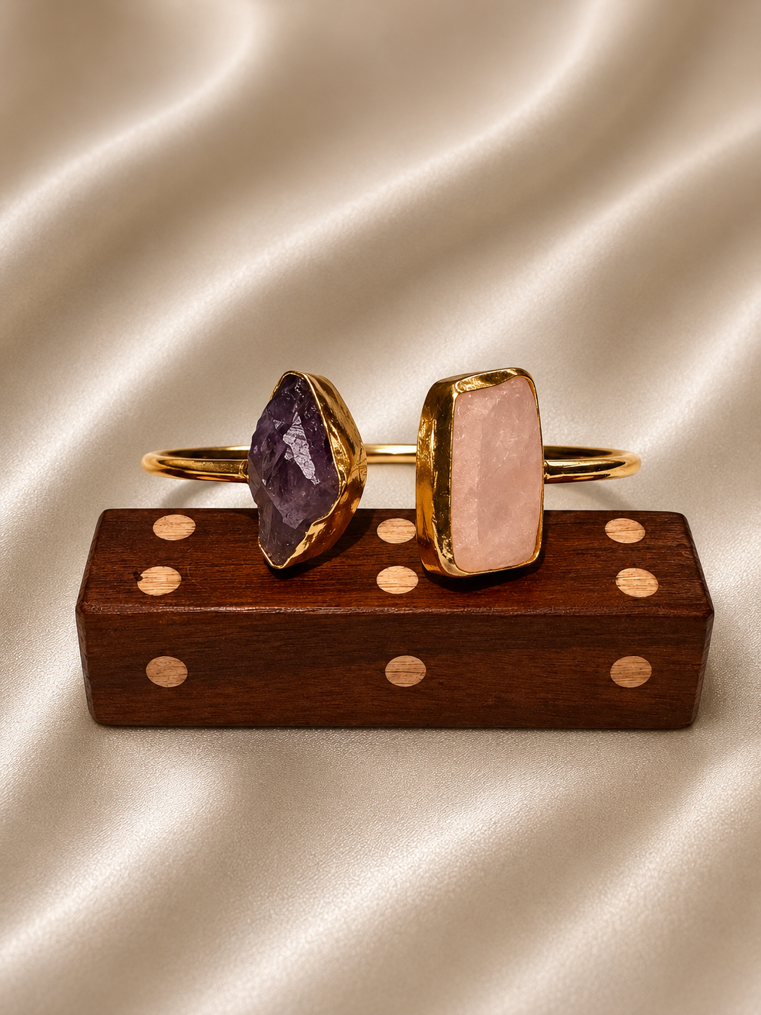 Amethyst Rose Bracelet