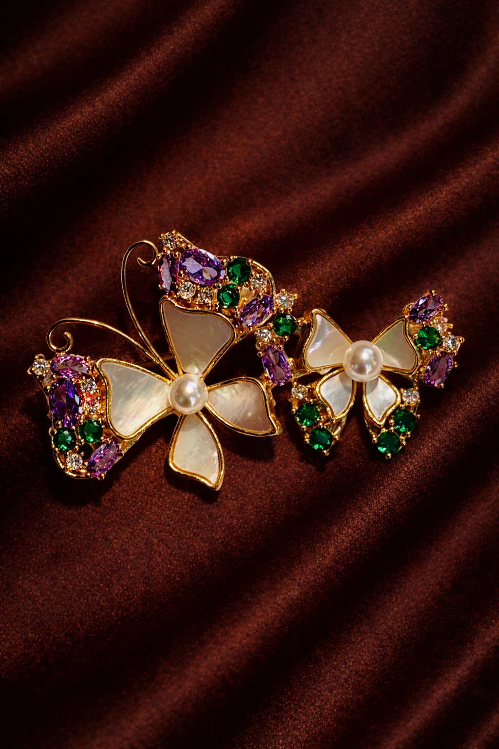 Pearl Bloom Garden Brooch