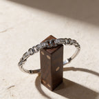 Modern Edge Statement Chain Cuff