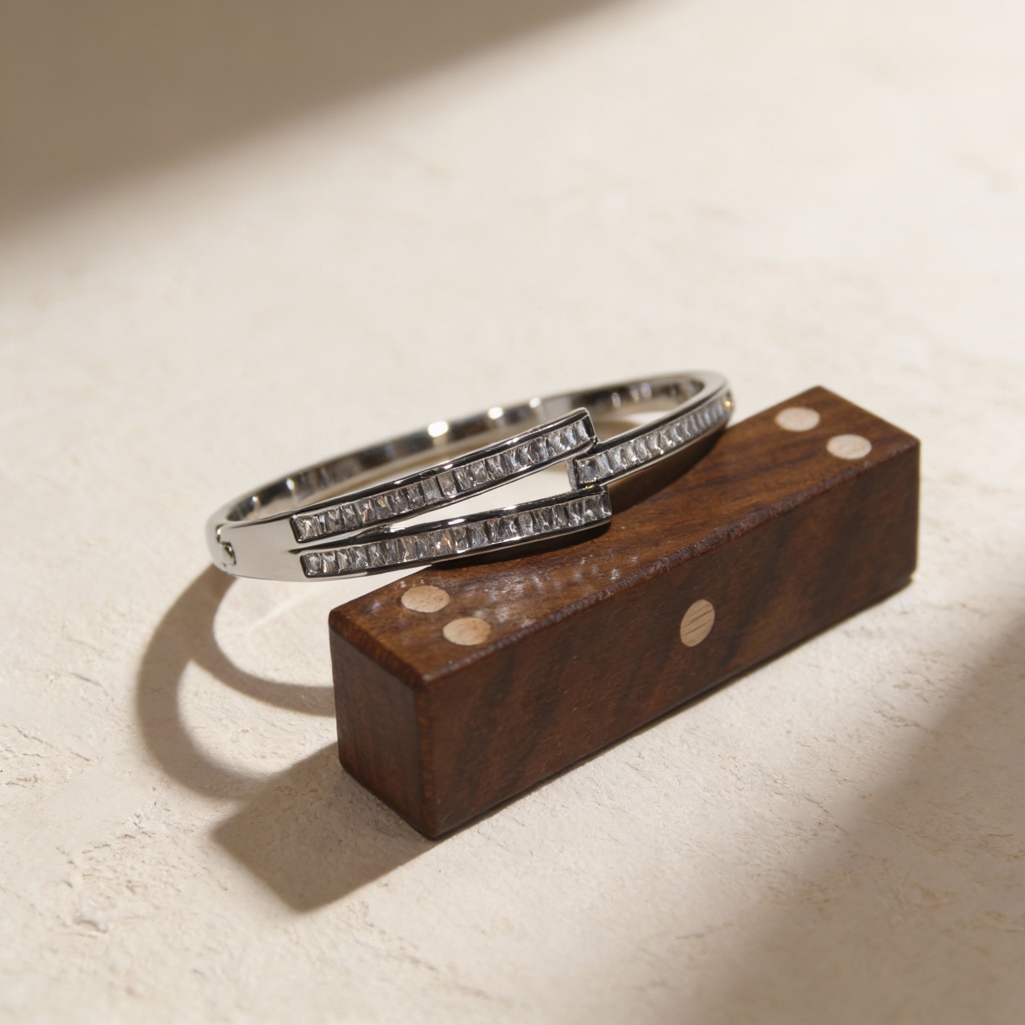 Twin Line Double Bar Cuff