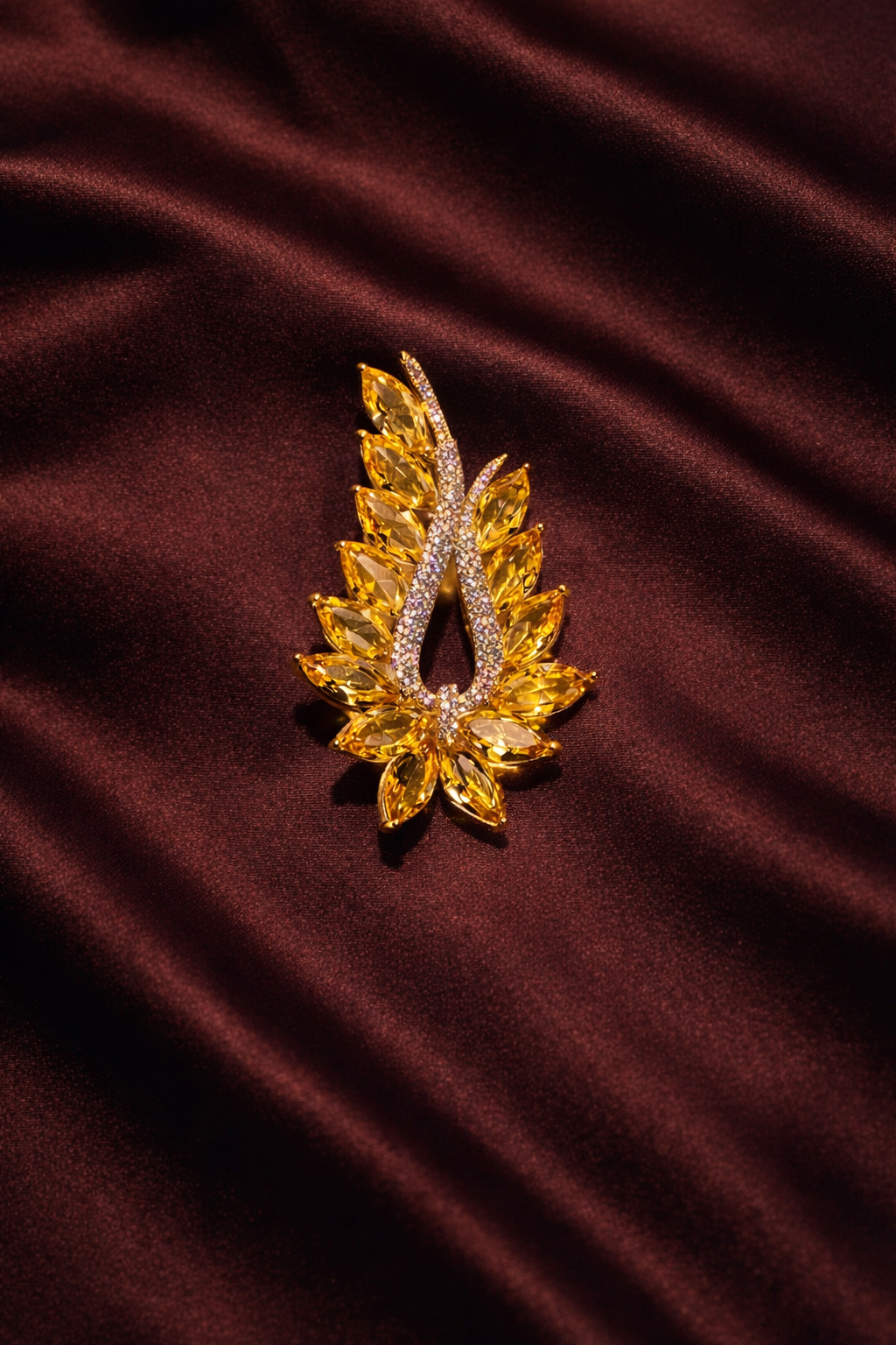 Royale Petal Arc Brooch