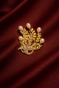 Sunlit Leaf Cascade Brooch