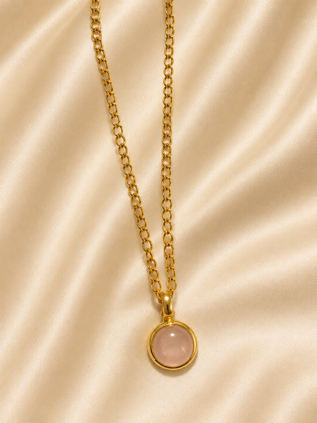 Blush Halo Pendant