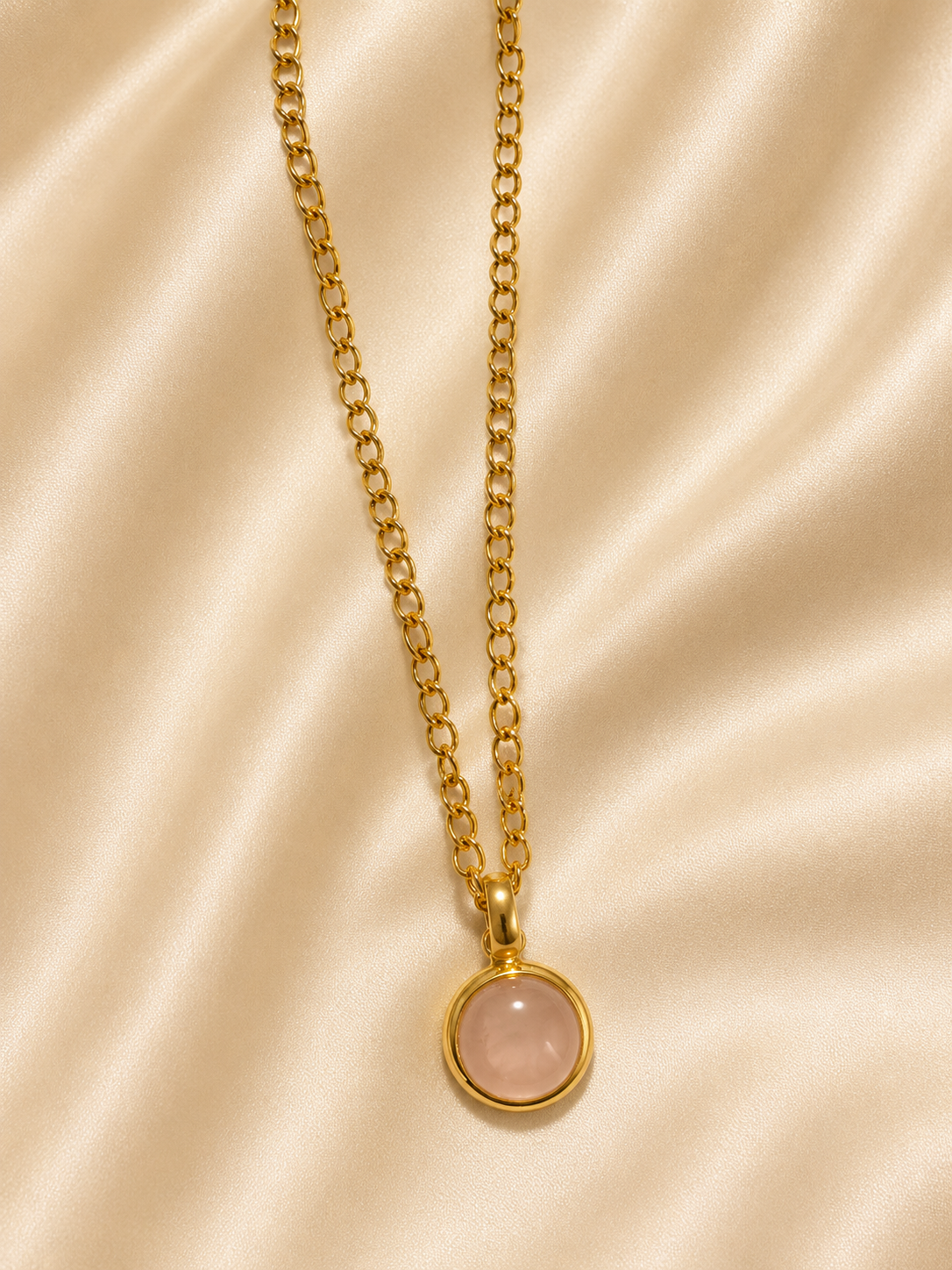 Blush Halo Pendant