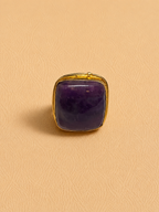 Améthyste Noir Ring