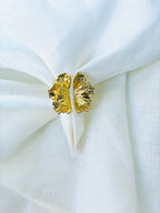 Gilded Petal Statement Ring