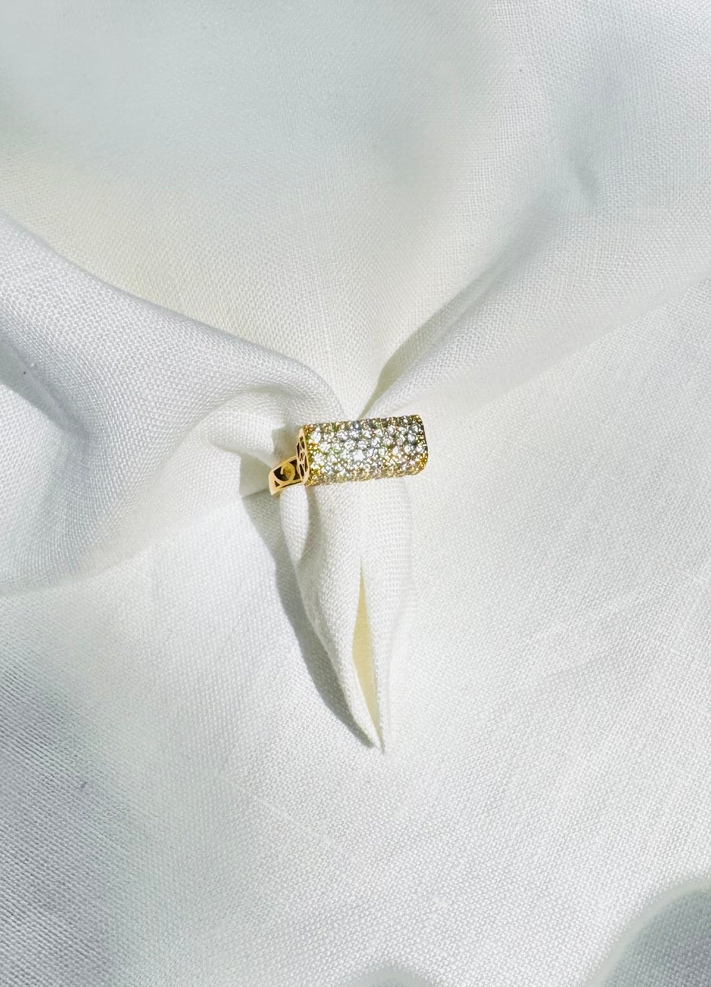 Regal Pavé Crown Ring