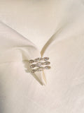 Serpentine Diamond Whisper Ring