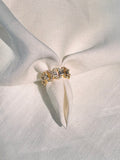 Trinity Halo Crystal Ring