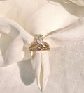 Aurora Crown Solitaire Ring