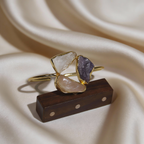 Tri-Stone Lumière Cuff