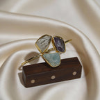 Tri-Stone Lumière Cuff