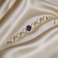 Moonlit Amethyst Link Bracelet