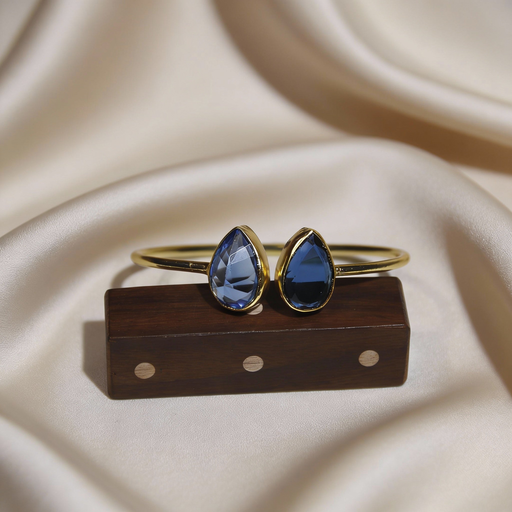 Midnight Twin Drop Cuff