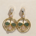 Trinity Balance Hoop Earrings
