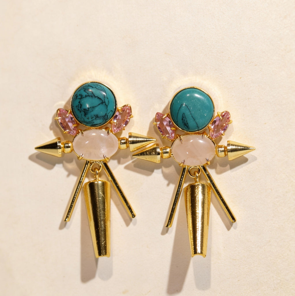 Astryx Warrior Statement Earrings