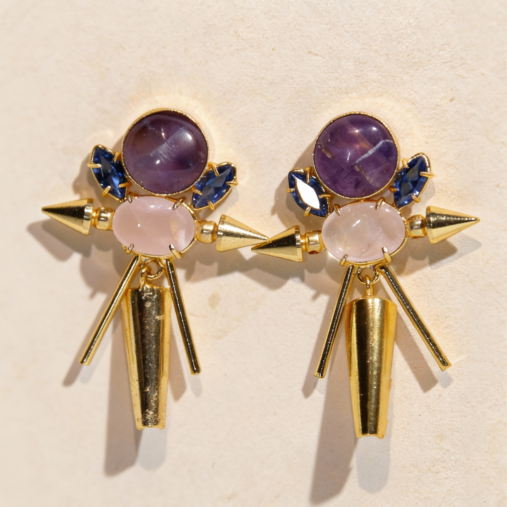 Astryx Warrior Statement Earrings