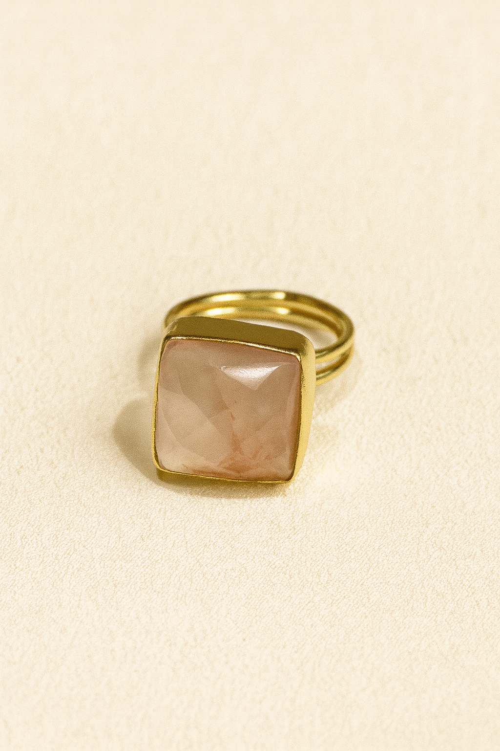 Blush Dawn Chalcedony Ring