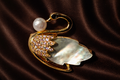 Pearl Petal Embrace Brooch