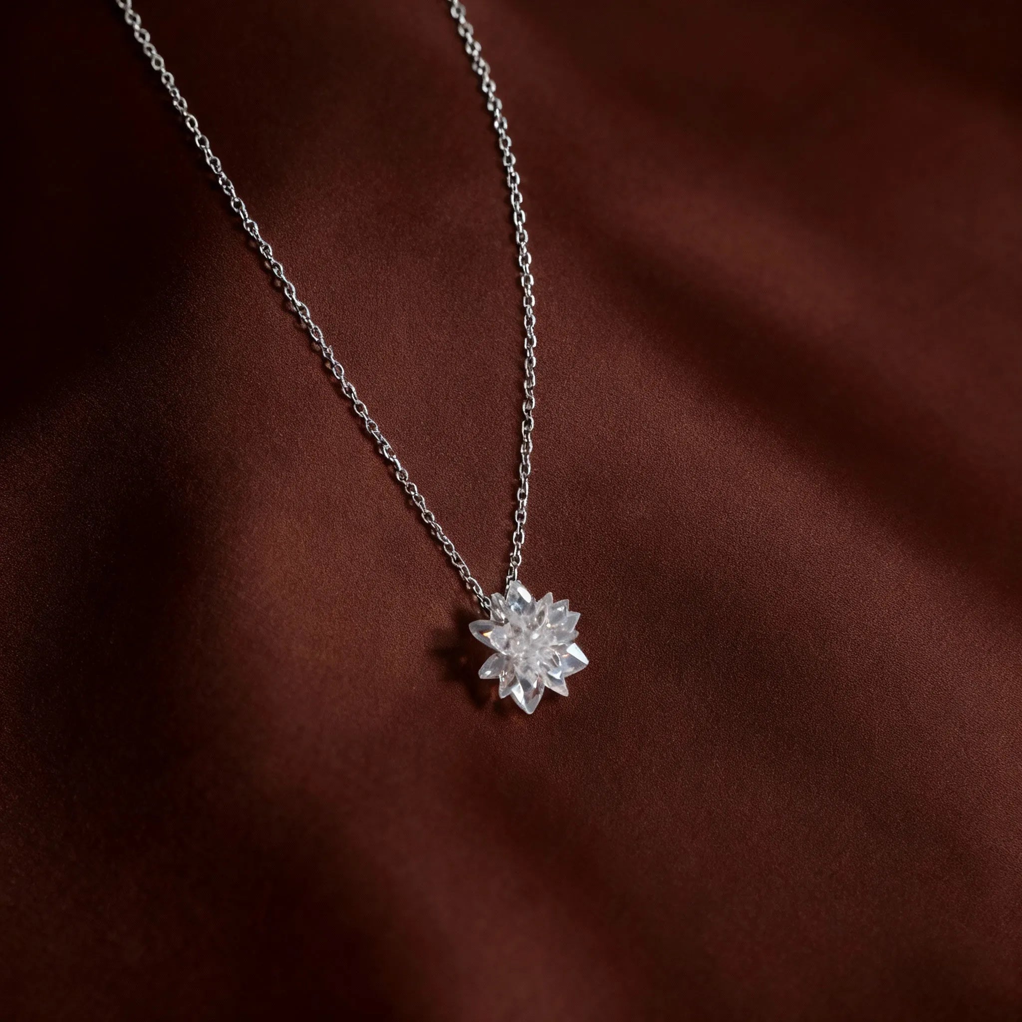 Crystal Rosette Pendant
