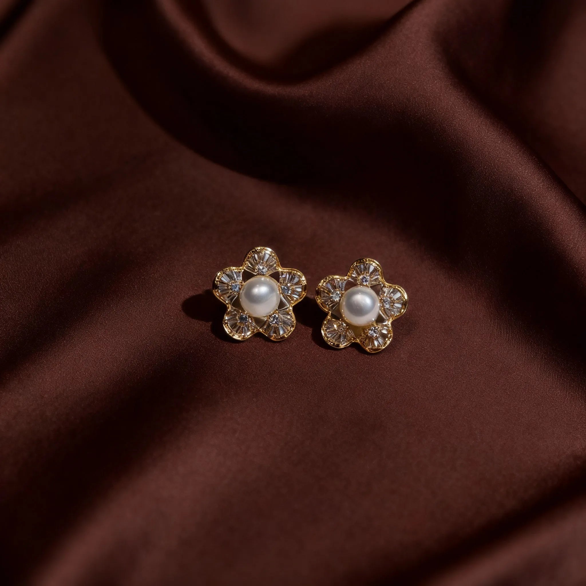 Petal Pearl Studs